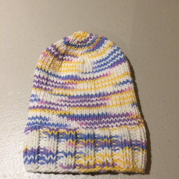 Hand Knit Newborn Baby Infant Winter Hat Beanie Handmade Brand New - Picture 4 of 6